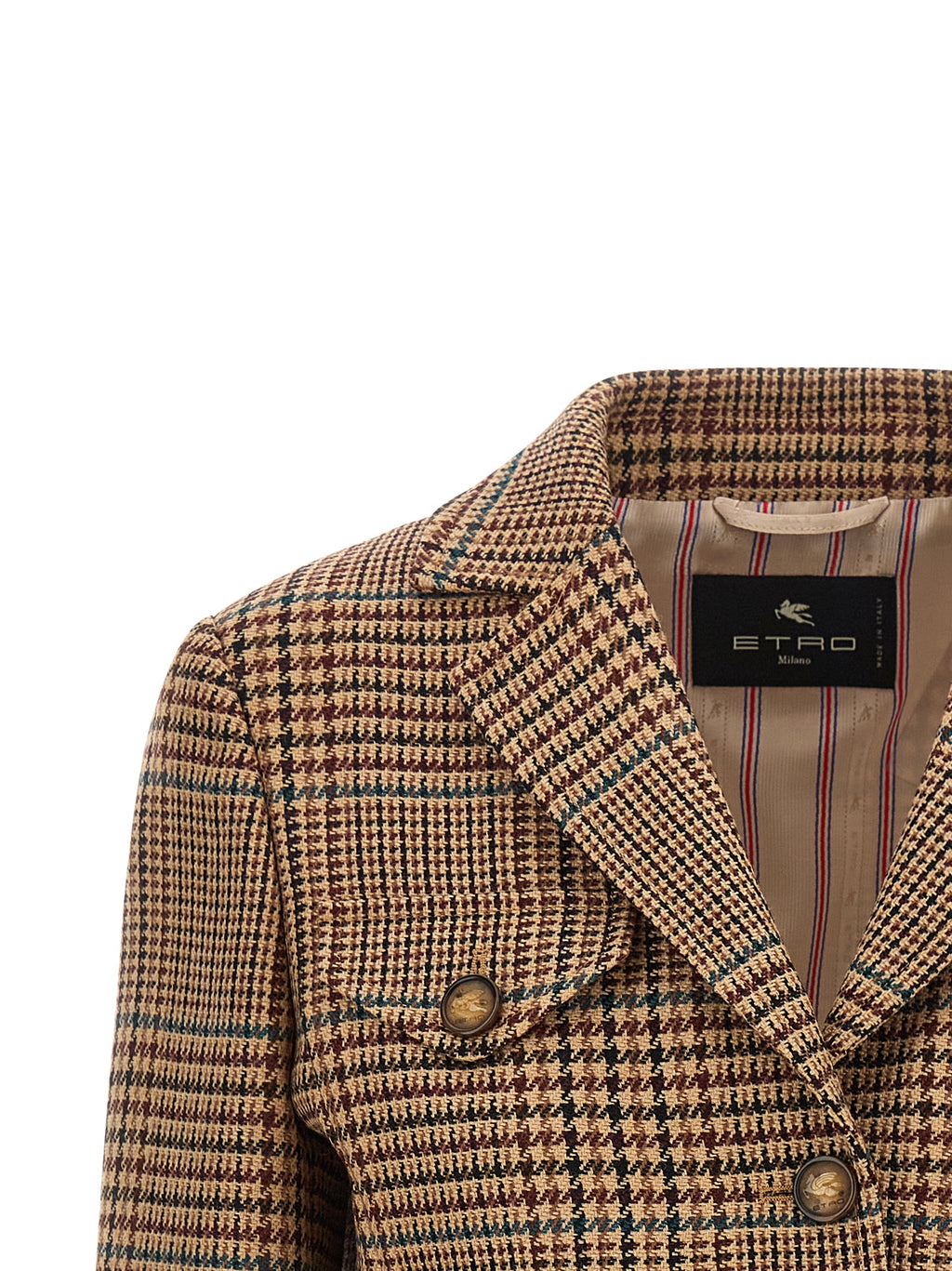Etro Brown Wool Blazer