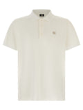 Fendi White Cotton Polo Shirt