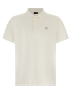 Fendi White Cotton Polo Shirt