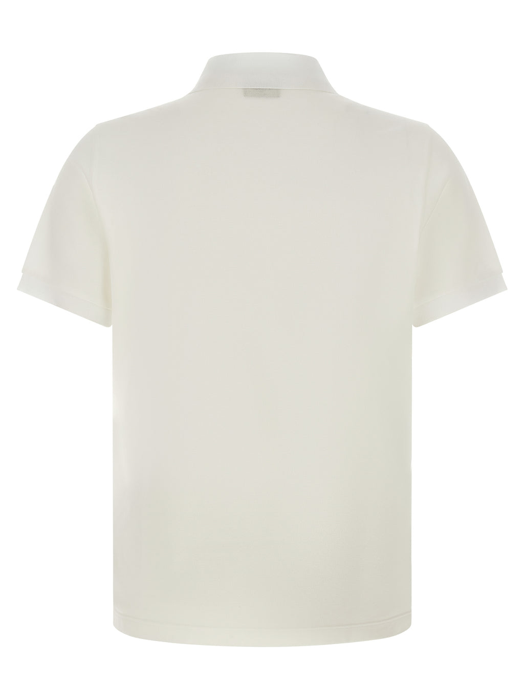 Fendi White Cotton Polo Shirt