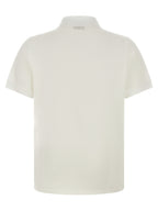 Fendi White Cotton Polo Shirt
