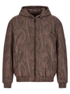 Etro Brown Polyester Bomber