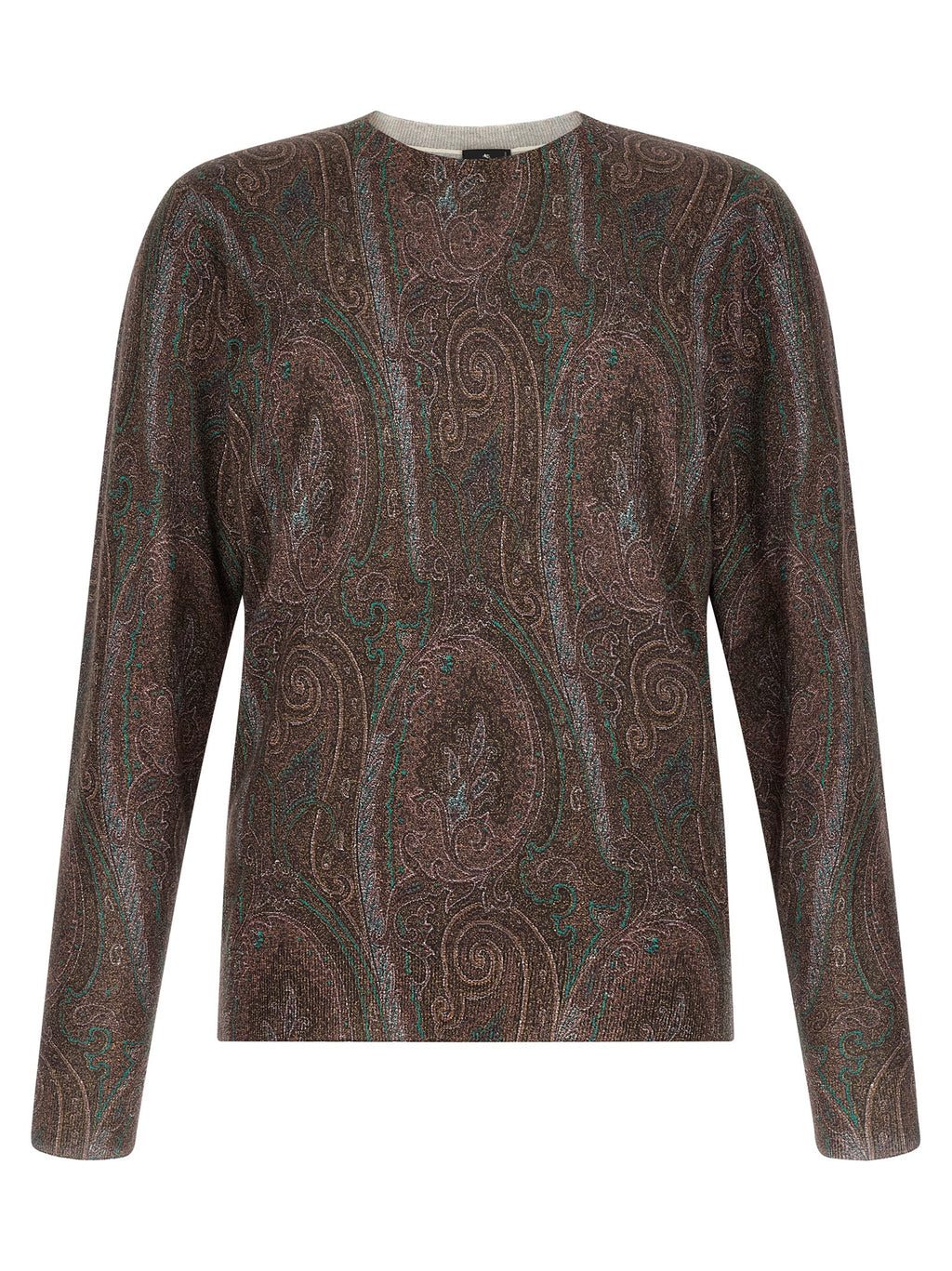 Etro Bordeaux Silk Cardigan
