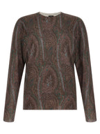Etro Bordeaux Silk Cardigan