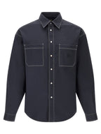 Fendi Blue Cotton Blouse