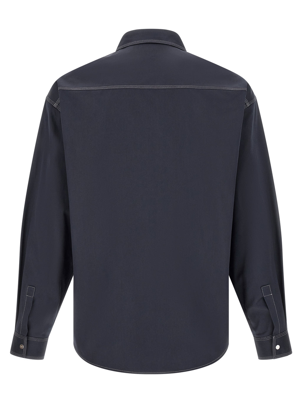 Fendi Blue Cotton Blouse