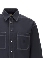 Fendi Blue Cotton Blouse