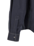 Fendi Blue Cotton Blouse