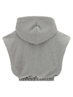 Fendi Gray Cotton Sweatshirt