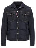 Dsquared² Blue Cotton Denim Jacket