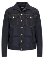 Dsquared² Blue Cotton Denim Jacket