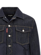 Dsquared² Blue Cotton Denim Jacket
