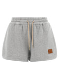 Fendi Gray Cotton Bermuda Shorts