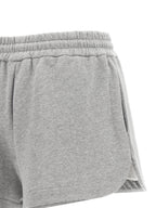 Fendi Gray Cotton Bermuda Shorts