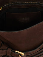 Moschino Brown Calfskin Handbag