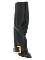 Balmain Black Calfskin Over The Knee