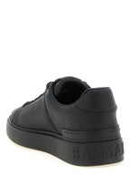 Balmain Black Calfskin Low Top Sneakers