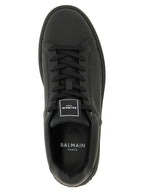 Balmain Black Calfskin Low Top Sneakers