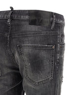 Dsquared² Gray Cotton Skinny Jeans