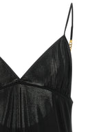 Saint Laurent Black Viscose Tank Tops