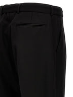 Prada Black Virgin Wool Dress Pants