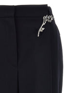 Prada Blue Wool Casual Pants