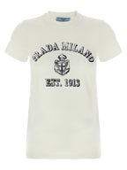 Prada White Cotton T-Shirt