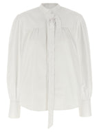 Prada White Cotton Blouse