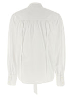 Prada White Cotton Blouse