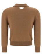 Prada Beige Cashmere Polo Shirt