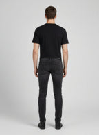Balmain Black Cotton Slim Fit Jeans