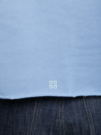 Givenchy Blue Cotton Hoodie