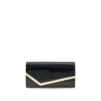 Jimmy Choo Black Calf Leather Bos Taurus Clutch Bag