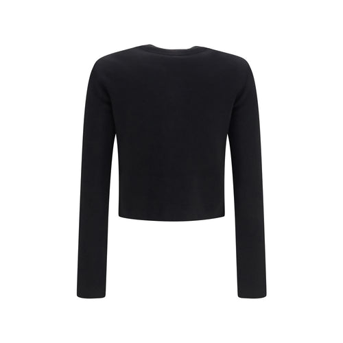 Balmain Black Viscose Cardigan