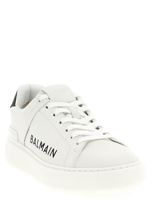 Balmain Bicolor Calfskin Low Top Sneakers