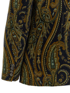 Etro Blue Cotton Blazer