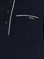 Prada Blue Cotton Polo Shirt