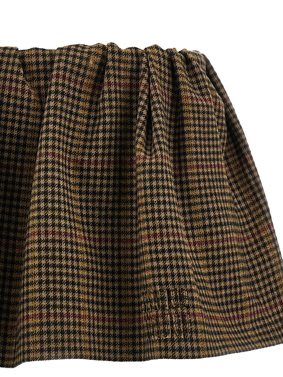Miu Miu Brown Virgin Wool Long Skirt