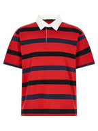 Prada Red Cotton Polo Shirt