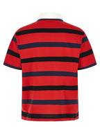 Prada Red Cotton Polo Shirt