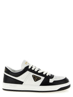 Prada Bicolor Calfskin Low Top Sneakers