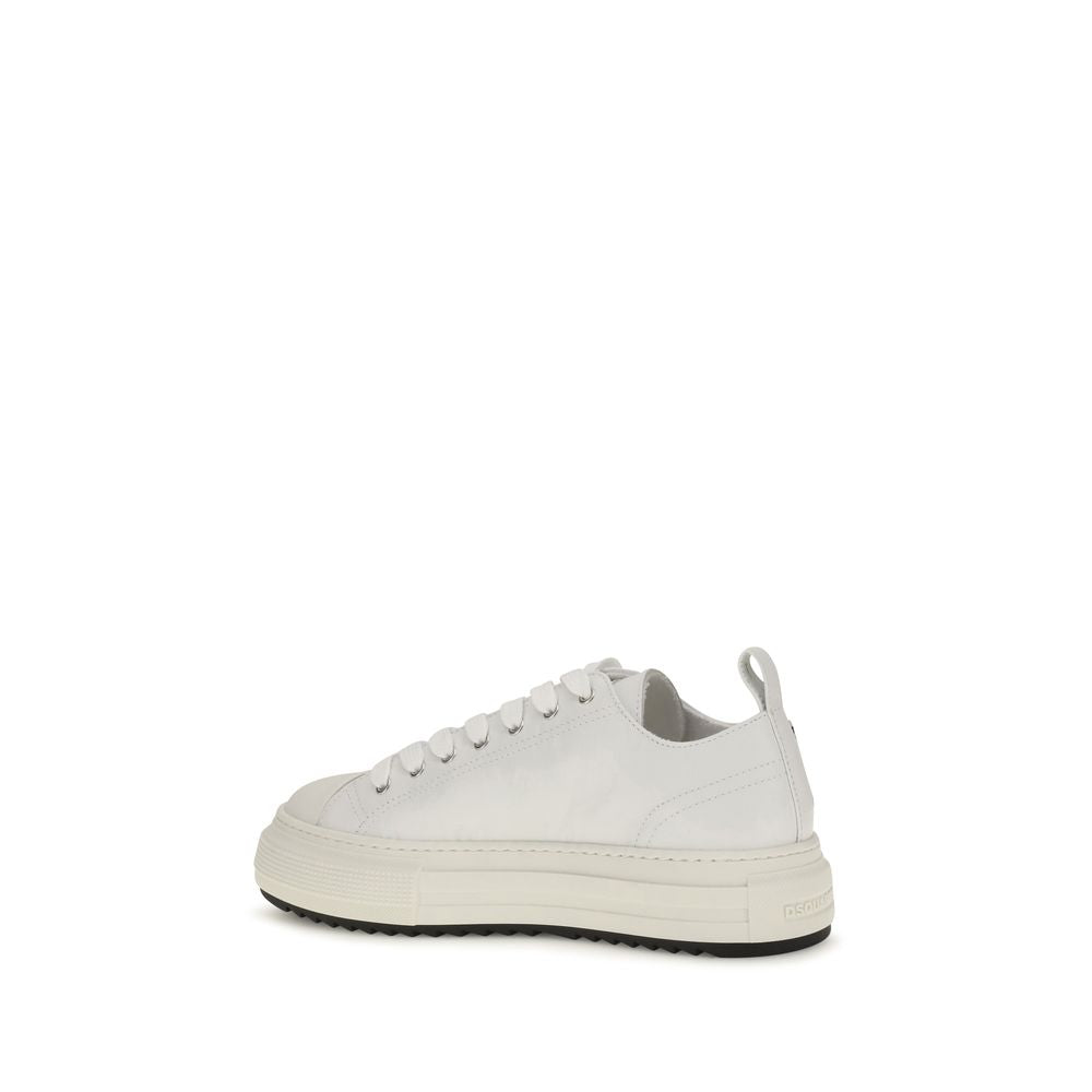 Dsquared² White Polyethylene Platform Sneakers