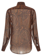 Etro Brown Silk Blouse