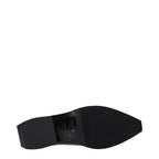 Moschino Black Leather Mules