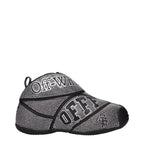 Off-White Black Cotton Sneakers