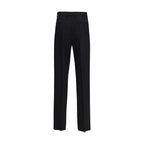 Versace Black Wool Oves Aries Dress Pants